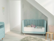 Ліжечко-трансформер IndigoWood Bubble Kit 144,5x63,5cm blue